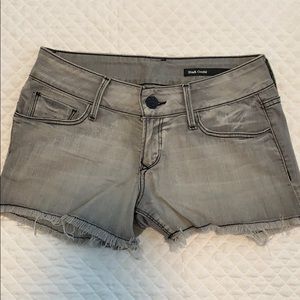 Black Orchid Gray Wash Cutoff Shorts
